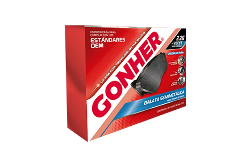 Balatas delanteras Gonher